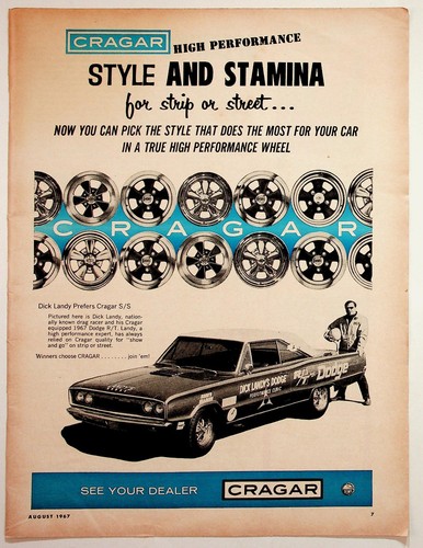 1967 cragar wheels - cragar,