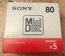 Pack sony mdw80t - 5,