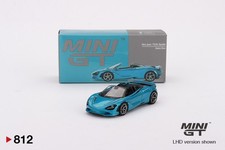 MINI GT MGT00812 1:64 McLaren 750S Spider Belize Blue 2024 (LHD)