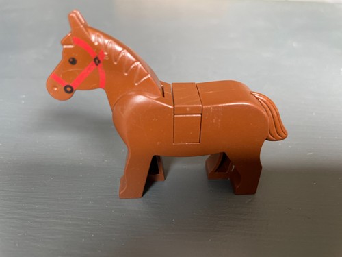 Lego horse knight castle brown - horse,