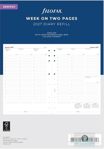 Filofax 2027 deskfax diary - 2027,