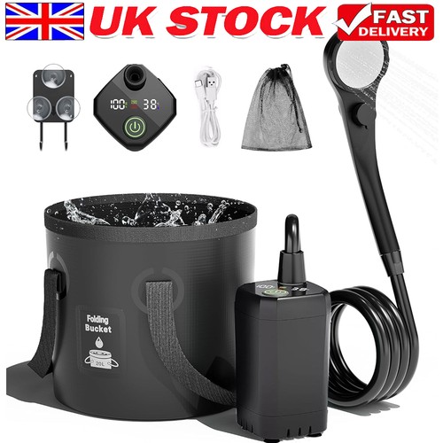 Portable camping shower pump - shower,