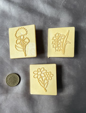 Vintage 1980s ink stamps - x,