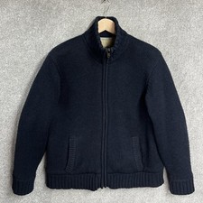 M&S Jacket Mens Extra Large Wool Fleece Knit North Coast Marks & Spencer XL