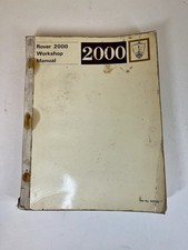 Rover 2000 SC & TC Workshop