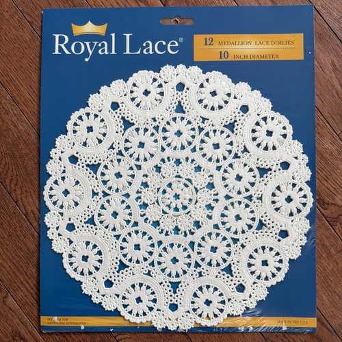 Vintage royal lace - royal, 10”