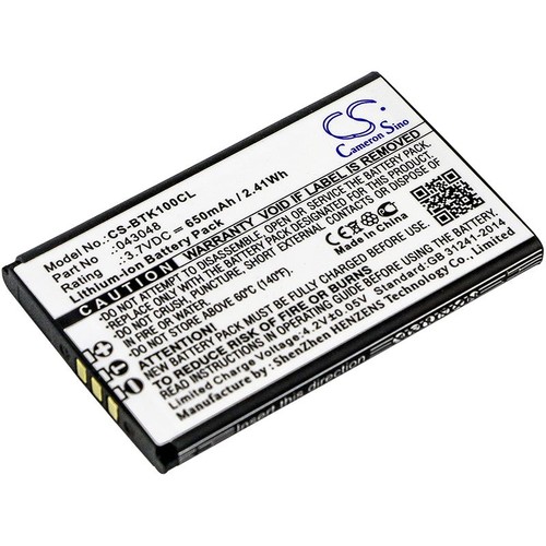 Battery 650mah compatible with - battery,