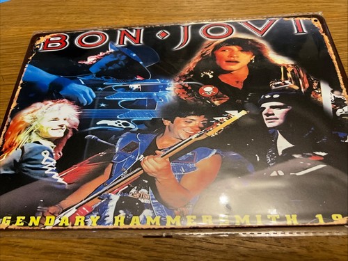Bonjovi metal plaque - , w-