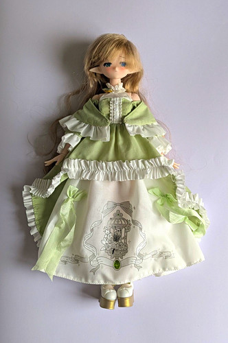 Bjd girl doll blonde wavy - bjd,