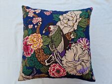 Handmade Liberty of London cotton/velvet scatter cushion cover  vintage fabric