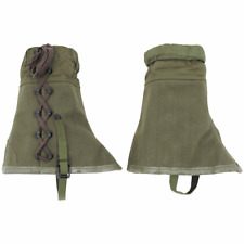 Italian army surplus vintage canvas gaiters