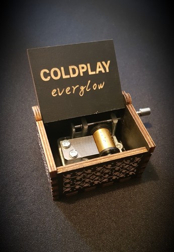 Coldplay everglow wooden music - everglow,