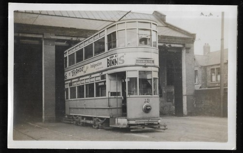 Pk83337 postcard size tramway - pk83337:postcard,