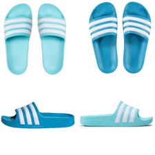 Adidas Kids Sliders Boys Slides Adilette Aqua Flip Flops Beach Sandals Slippers