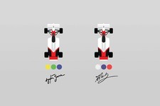 🏎️ Honda Ayrton Senna F1 Poster | Vintage Racing Art 22x17 | Free Shipping