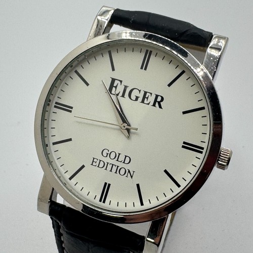 Eiger quartz watch - eiger, gold