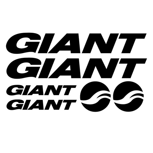 Giant bike frame decal set - decal,