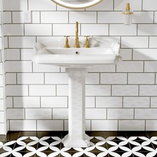 Pedestal Bathroom Sink with
