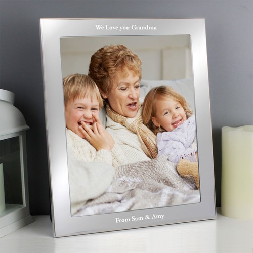 Personalized silver photo - silver,