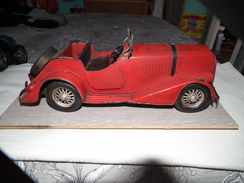 Tin handmade red mg sports - tin,