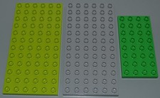 3 x Lego Duplo Base Plates 6 x