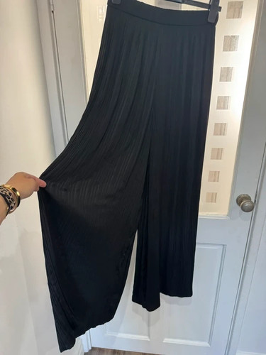 Ladies zara black silky - black,