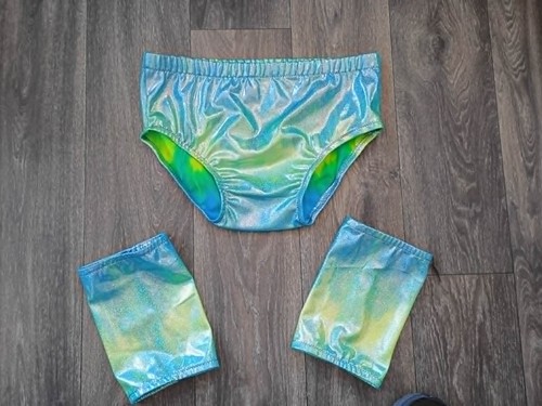 Green pro wrestling trunks - pro,