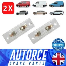 2x Rear Number Plate Light