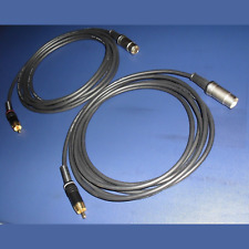 B&O - BeoLab 3 9 4000 Mk2 6002 8002 Cables to RCA Pre-Amp SHQuality Pair - 2 M