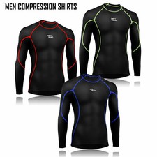 Mens Boys Compression Shirt