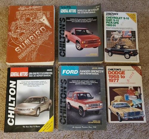 Vtg chilton repair manual - vtg,