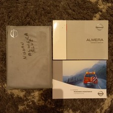 NISSAN ALMERA OWNERS MANUAL HANDBOOK & WALLET PACK 2004-2008 MK2.5 N16