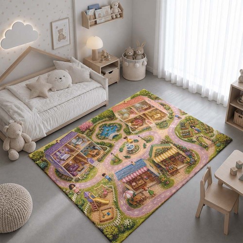 Doll house village kids - house,
