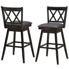 Set of 2 Bar Stools Counter