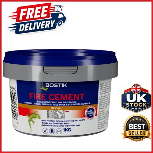 Fire cement 1kg tub buff - fire,