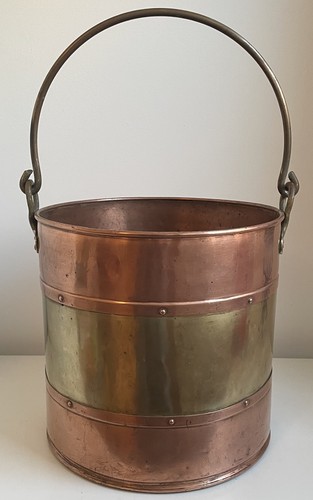 Vintage brass copper rivited - vintage,