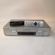 PANASONIC NV-SJ220 SQPB VHS Player Super Drive Hi-Fi NICAM  Silver & Remote 