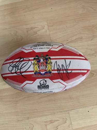 Signed wigan warriors rugby - signed,