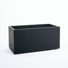 Elho - 80cm (L) DAMAGED Black Vivo Next Long - Indoor & Outdoor Use Planter