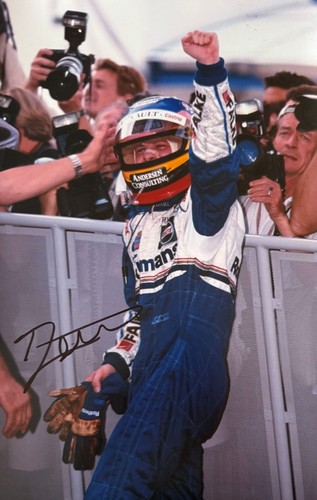 Jacques villeneuve hand signed - villeneuve,