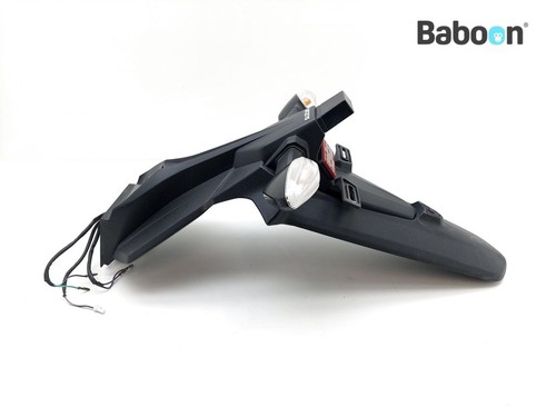 Rear fender license holder - license,
