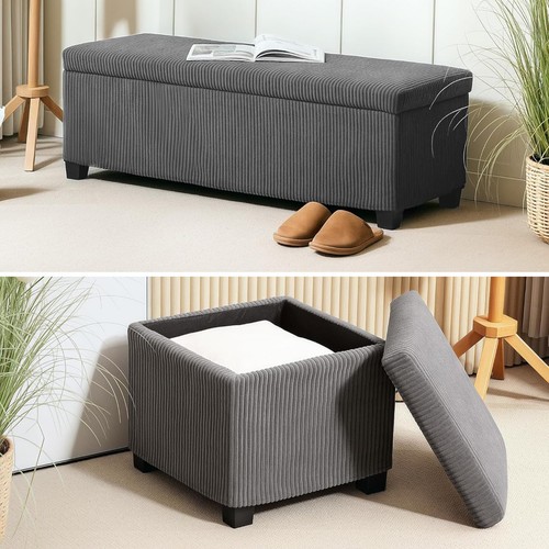Ottoman storage box - storage, chest