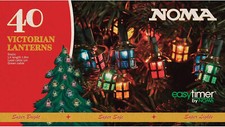 Noma LED Victorian Lantern Set