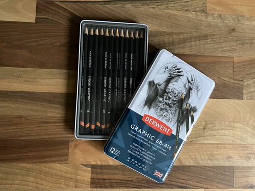 Derwent graphic pencils 4h - pencils, 6b-4h