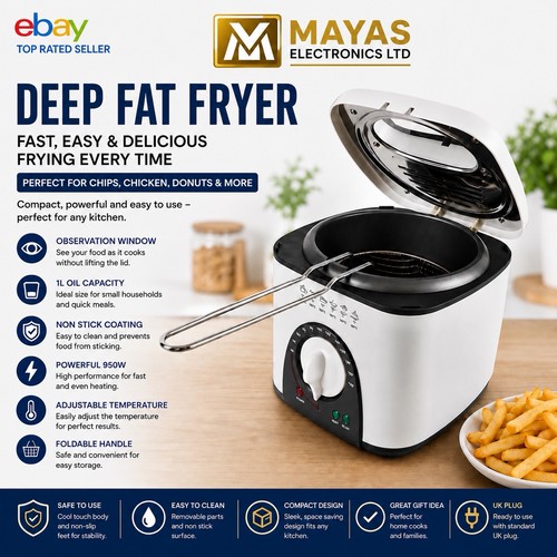 Deep fat fryer - deep, electric