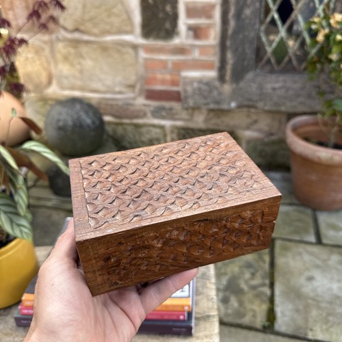 Vintage wooden storage - storage, box