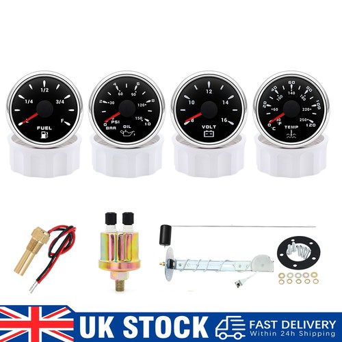 Gauge set with senders 52mm - 4,