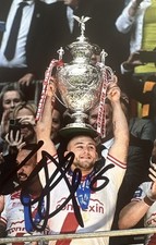 Hull KR Hand Signed Mikey Lewis 6x4 Photo Rugby League Challenge Cup 6