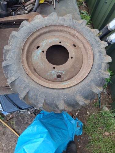 Old vintage wheel and - vintage, tyre