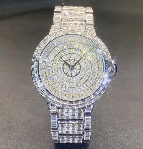 Men bling out iced baguette - bling,